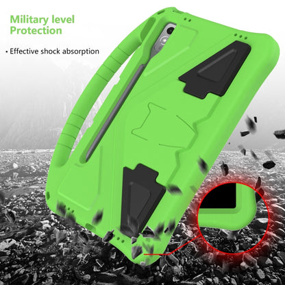 For Lenovo Tab P12 EVA Shockproof Tablet Case with Holder(Green) by bashfashion
