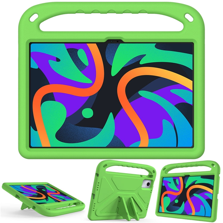 For Lenovo Tab P12 / Xiaoxin Pad Pro 12.7 Handle EVA Shockproof Tablet Case with Holder(Green) by bashfashion