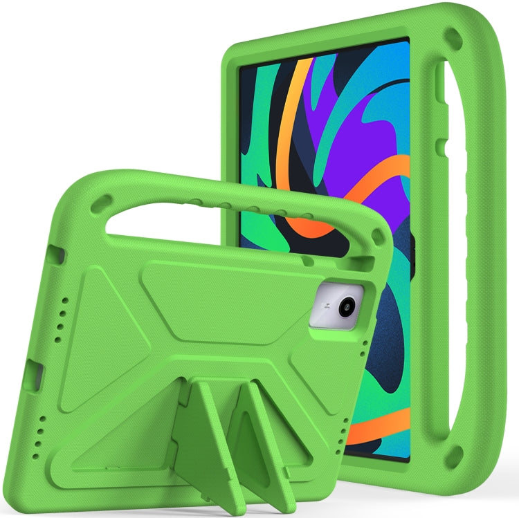 For Lenovo Tab P12 / Xiaoxin Pad Pro 12.7 Handle EVA Shockproof Tablet Case with Holder(Green) by bashfashion