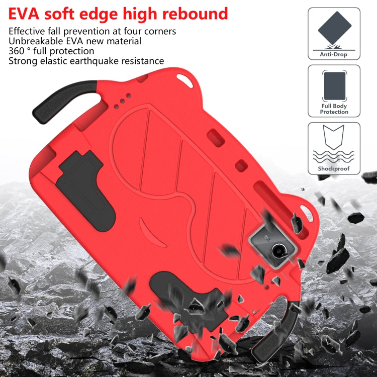 For DOOGEE T30 Pro 11 2023 Ice Baby EVA Shockproof Hard PC Tablet Case(Rose Red+Black) by bashfashion