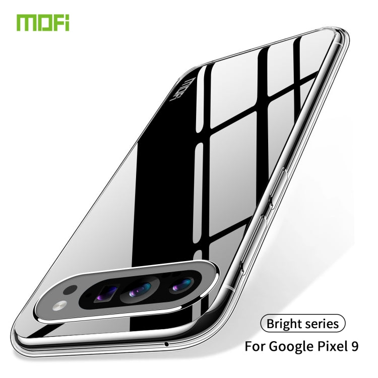 For Google Pixel 9 MOFI Ming Series Transparent Ultra-thin TPU Phone Case(Transparent) by MOFI