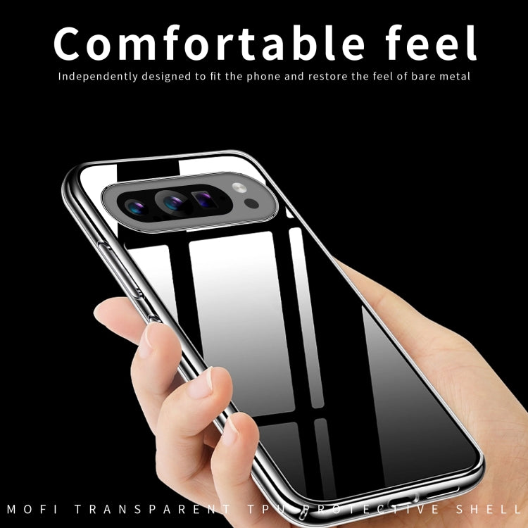 For Google Pixel 9 MOFI Ming Series Transparent Ultra-thin TPU Phone Case(Transparent) by MOFI