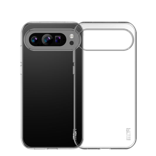 For Google Pixel 9 Pro MOFI Ming Series Transparent Ultra-thin TPU Phone Case(Transparent) by MOFI