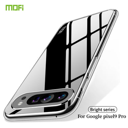 For Google Pixel 9 Pro MOFI Ming Series Transparent Ultra-thin TPU Phone Case(Transparent) by MOFI