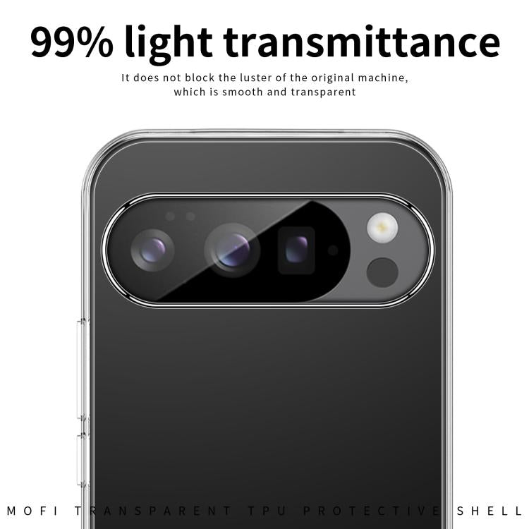 For Google Pixel 10 / 10 Pro MOFI Ming Series Transparent Ultra-thin TPU Phone Case(Transparent) by MOFI