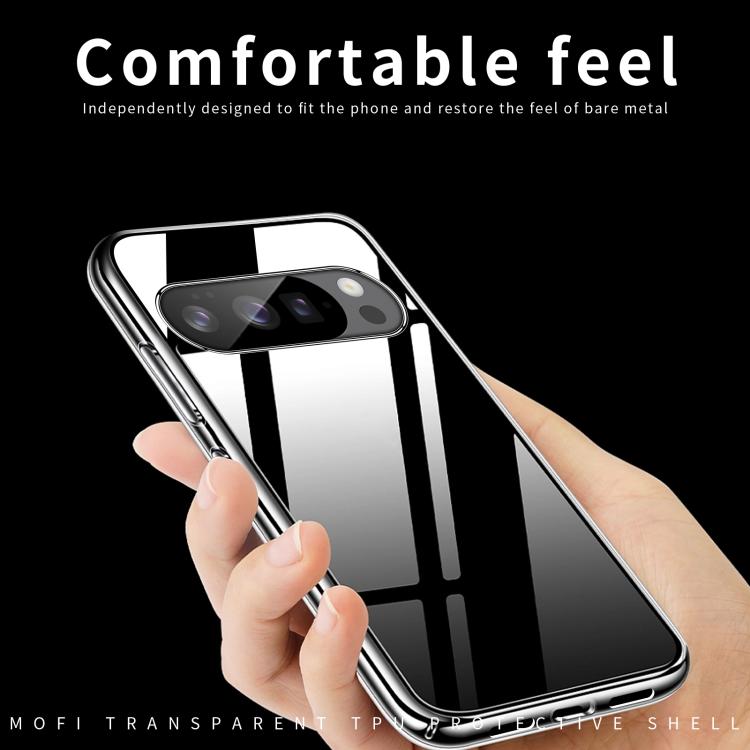 For Google Pixel 10 / 10 Pro MOFI Ming Series Transparent Ultra-thin TPU Phone Case(Transparent) by MOFI