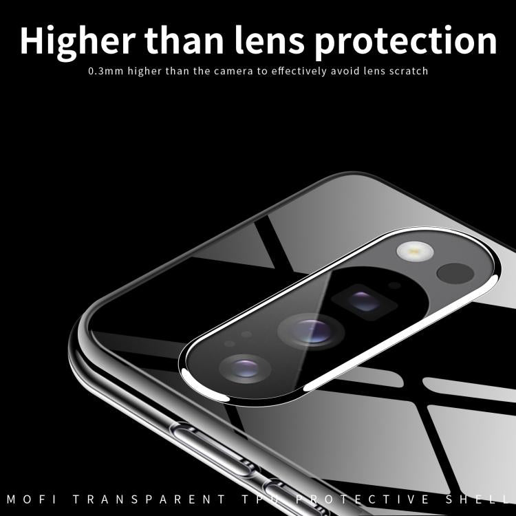 For Google Pixel 10 Pro XL MOFI Ming Series Transparent Ultra-thin TPU Phone Case(Transparent) by MOFI