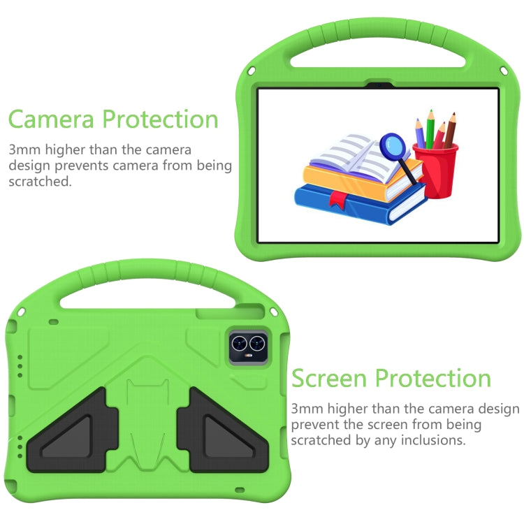 For Blackview Tab 80 10.1 2023 EVA Shockproof Tablet Case with Holder(Green) by bashfashion