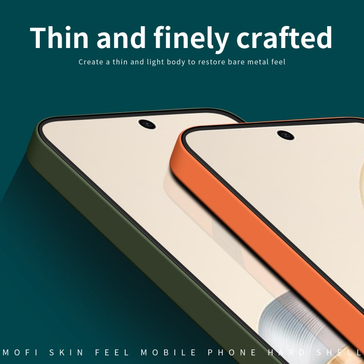 For Honor X60 MOFI Qin Series Skin Feel All-inclusive PC Phone Case(Orange) by MOFI