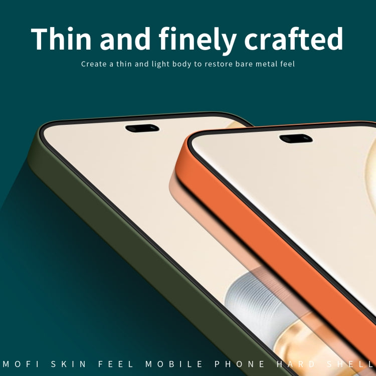 For Honor X60 Pro MOFI Qin Series Skin Feel All-inclusive PC Phone Case(Orange) by MOFI