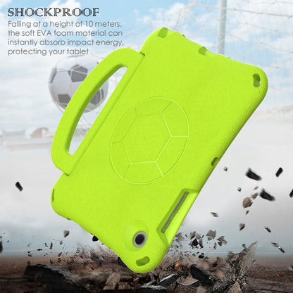 For Samsung Galaxy Tab A8 10.5 2021 Handle Football Shaped EVA Shockproof Tablet Case(Grass Green) by bashfashion
