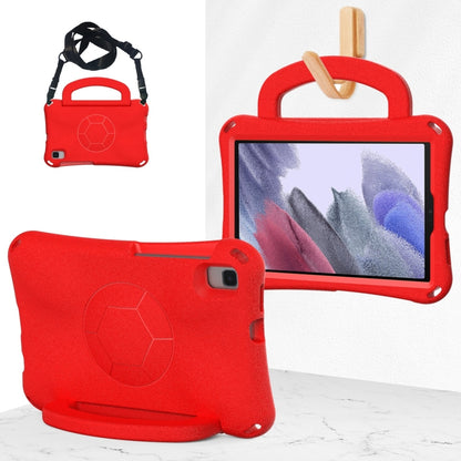 For Samsung Galaxy Tab A7 Lite 8.7 T220/T225 Handle Football Shaped EVA Shockproof Tablet Case(Red) by bashfashion