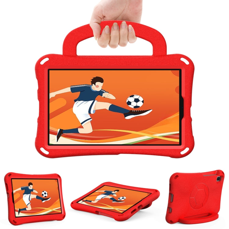 For Samsung Galaxy Tab A7 Lite 8.7 T220/T225 Handle Football Shaped EVA Shockproof Tablet Case(Red) by bashfashion