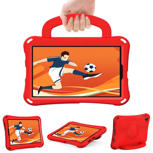 For Samsung Galaxy Tab A7 Lite 8.7 T220/T225 Handle Football Shaped EVA Shockproof Tablet Case(Red) by bashfashion