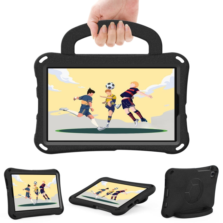 For Samsung Galaxy Tab A 8.0 T290/T295 Handle Football Shaped EVA Shockproof Tablet Case(Black) by bashfashion