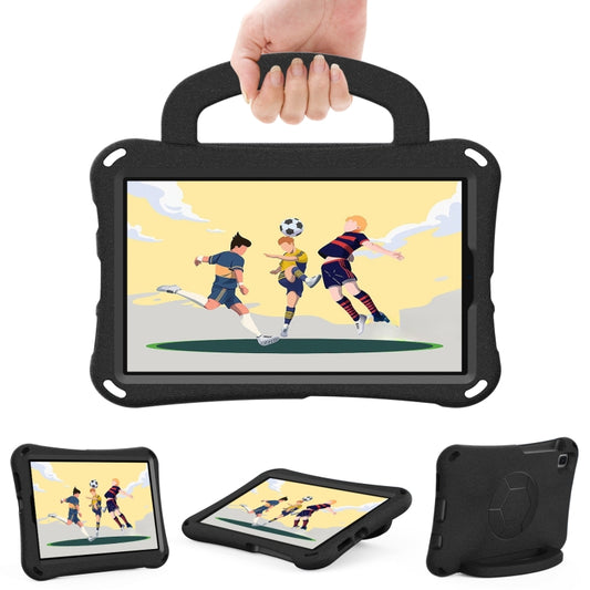 For Samsung Galaxy Tab A 8.0 T290/T295 Handle Football Shaped EVA Shockproof Tablet Case(Black) by bashfashion