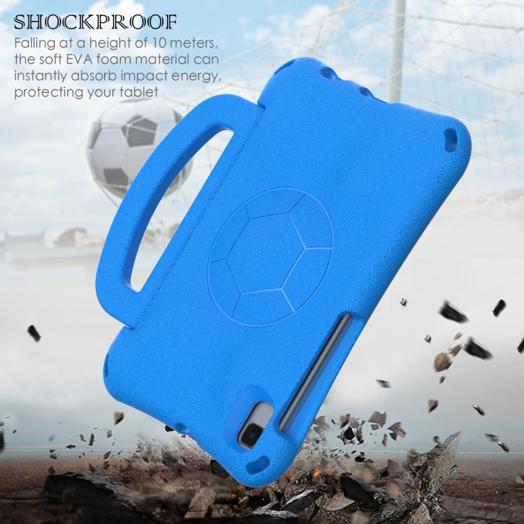 For Samsung Galaxy Tab A 8.0 T290/T295 Handle Football Shaped EVA Shockproof Tablet Case(Blue) by bashfashion