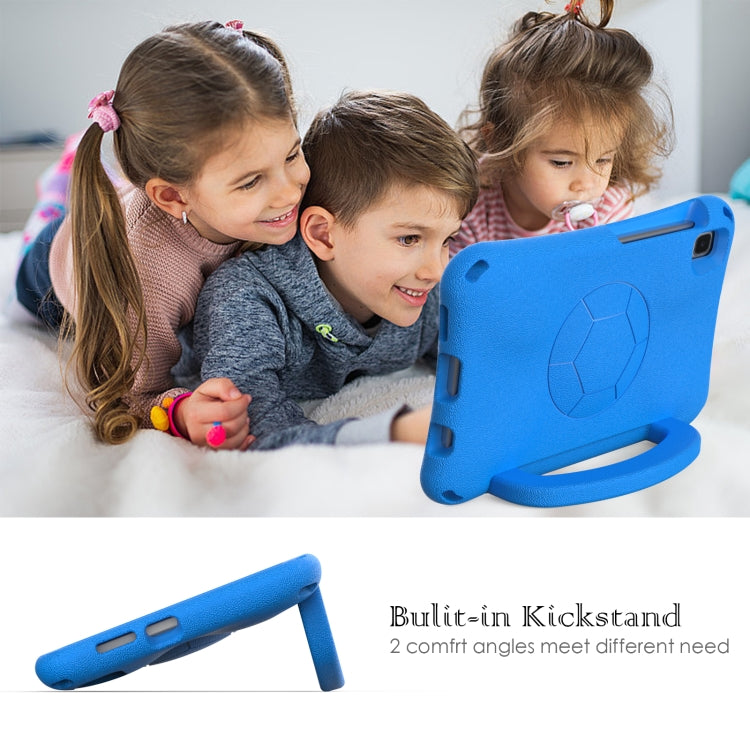For Samsung Galaxy Tab A 8.0 T290/T295 Handle Football Shaped EVA Shockproof Tablet Case(Blue) by bashfashion