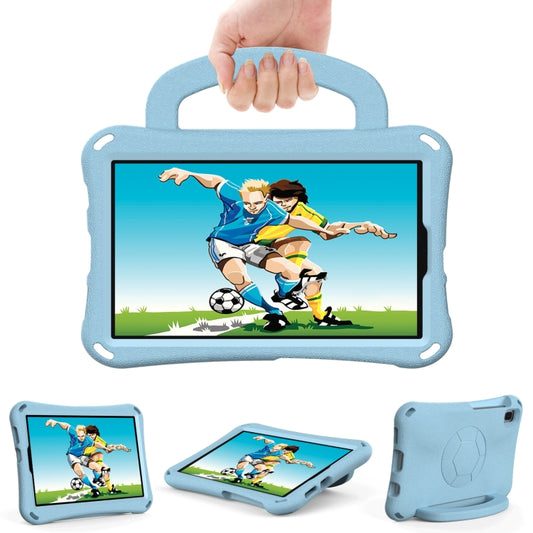 For Samsung Galaxy Tab A 8.0 T290/T295 Handle Football Shaped EVA Shockproof Tablet Case(Light Blue) by bashfashion