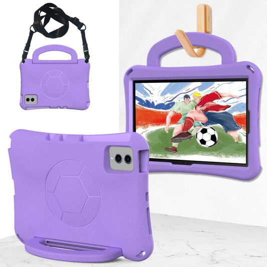 For Samsung Galaxy Tab S7 11 T870/T875 2020 Handle Football Shaped EVA Shockproof Tablet Case(Light Purple) by bashfashion