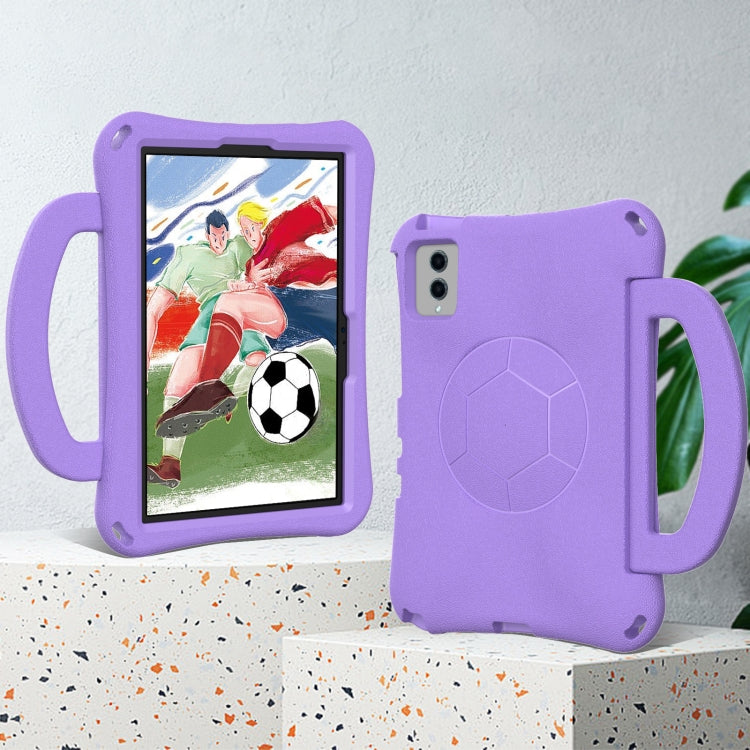 For Samsung Galaxy Tab S7 11 T870/T875 2020 Handle Football Shaped EVA Shockproof Tablet Case(Light Purple) by bashfashion