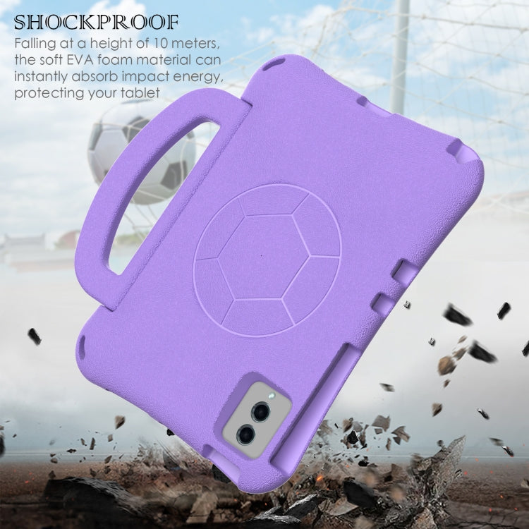 For Samsung Galaxy Tab S7 11 T870/T875 2020 Handle Football Shaped EVA Shockproof Tablet Case(Light Purple) by bashfashion