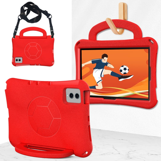 For Samsung Galaxy Tab S7 11 T870/T875 2020 Handle Football Shaped EVA Shockproof Tablet Case(Red) by bashfashion
