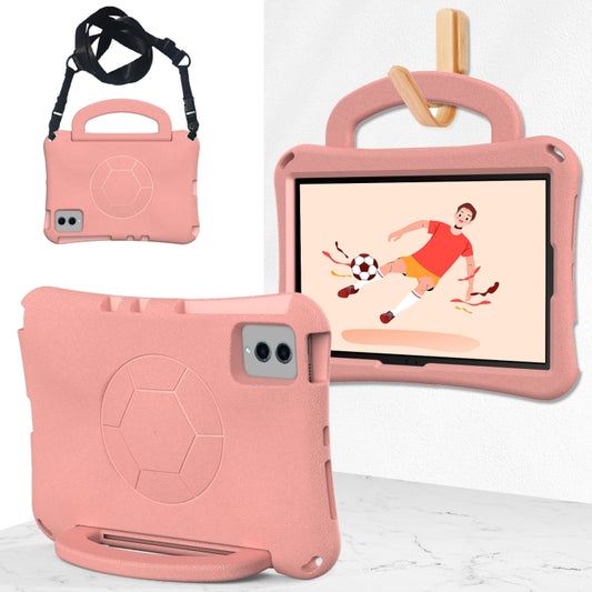 For Samsung Galaxy Tab S7 11 T870/T875 2020 Handle Football Shaped EVA Shockproof Tablet Case(Light Pink) by bashfashion