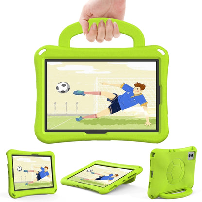 For Samsung Galaxy Tab S8 11 X700N 2022 Handle Football Shaped EVA Shockproof Tablet Case(Grass Green) by bashfashion