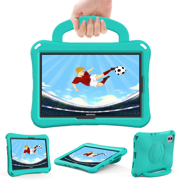 For Samsung Galaxy Tab S8 11 X700N 2022 Handle Football Shaped EVA Shockproof Tablet Case(Mint Green) by bashfashion
