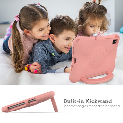 For Samsung Galaxy Tab S6 Lite 10.4 2024 Handle Football Shaped EVA Shockproof Tablet Case(Light Pink) by bashfashion