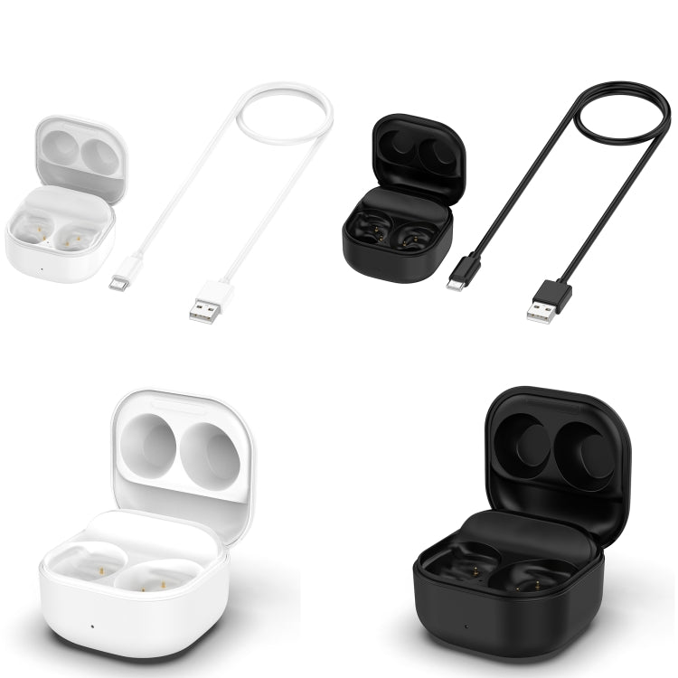 For Samsung Galaxy Buds FE（R400） Wireless Earphone Charging Box(Black) by bashfashion