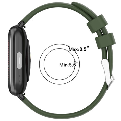 For Garmin Vivoactive 5 20mm Smooth Solid Color Silicone Watch Band(White) by bashfashion