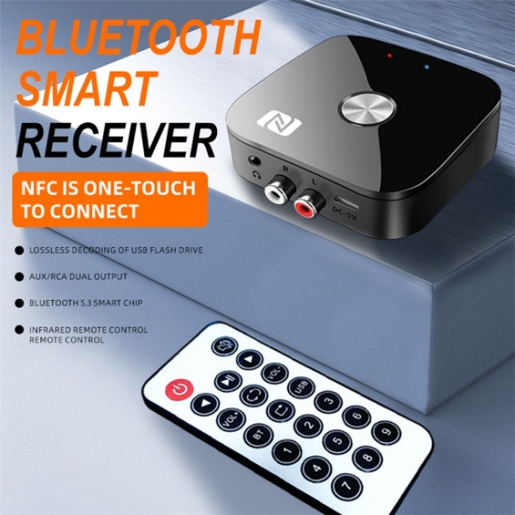 T68 3.5mm / RCA Vintage Audio Amplifier Wireless Bluetooth NFC Audio Adapter by bashfashion