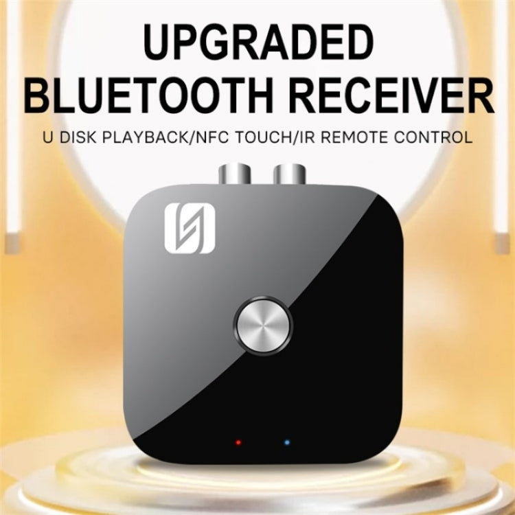 T68 3.5mm / RCA Vintage Audio Amplifier Wireless Bluetooth NFC Audio Adapter by bashfashion