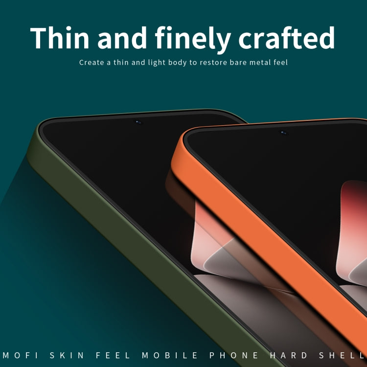 For Meizu 21 Pro MOFI Qin Series Skin Feel All-inclusive PC Phone Case(Orange) by MOFI