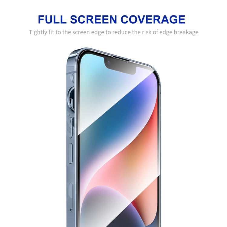 For iPhone 14 / 16e / 13 / 13 Pro ENKAY Easy Install High Alumina Silicon Full Glass Film by ENKAY