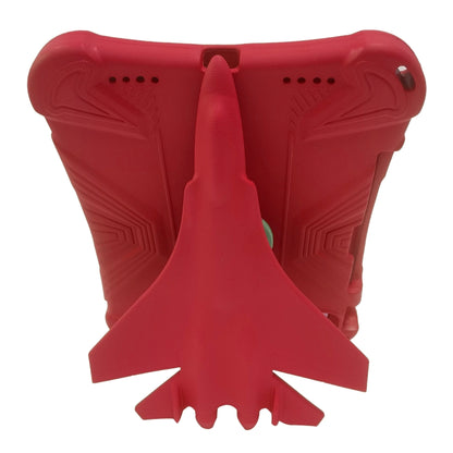 For iPad Air 2022 / 2020 10.9 360 Rotation Aircraft Holder EVA Shockproof Tablet Case(Red) by bashfashion