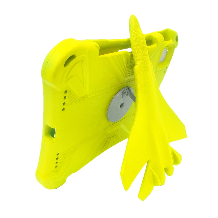 For iPad 2025 / 2022 360 Rotation Aircraft Holder EVA Shockproof Tablet Case(Yellow) by bashfashion