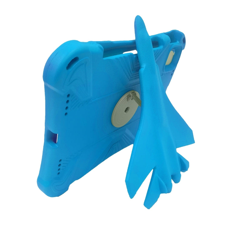 For iPad Air 11 2025 / 2024 360 Rotation Aircraft Holder EVA Shockproof Tablet Case(Blue) by bashfashion