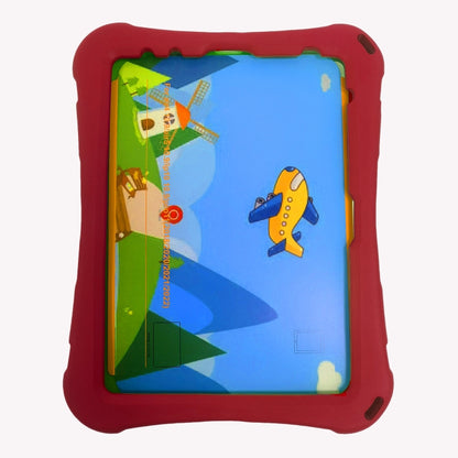 For iPad Air 11 2025 / 2024 360 Rotation Aircraft Holder EVA Shockproof Tablet Case(Red) by bashfashion