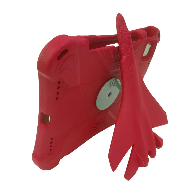 For iPad Air 11 2025 / 2024 360 Rotation Aircraft Holder EVA Shockproof Tablet Case(Red) by bashfashion