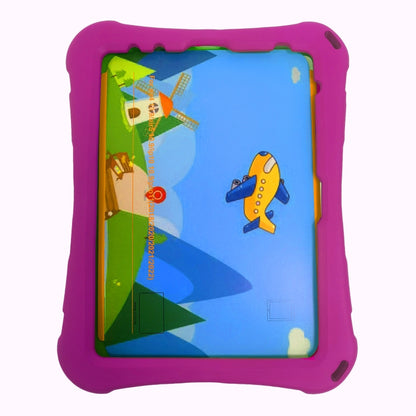 For iPad Air 11 2025 / 2024 360 Rotation Aircraft Holder EVA Shockproof Tablet Case(RoseRed) by bashfashion