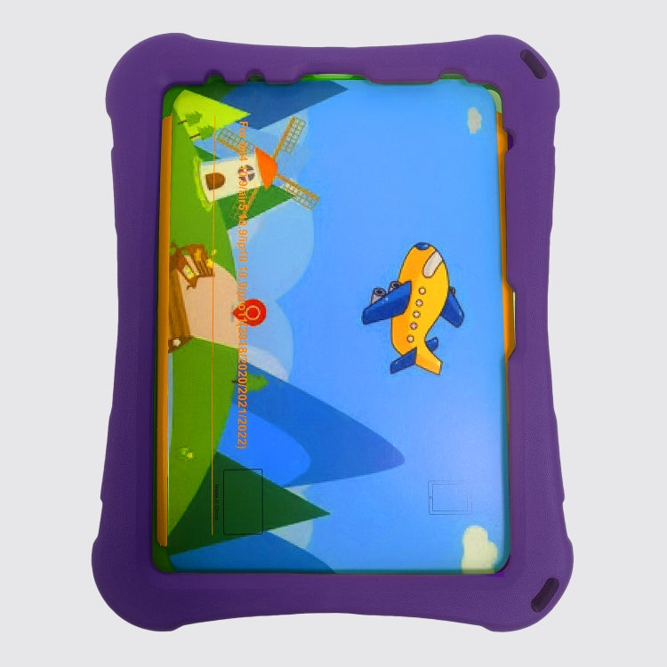 For iPad Pro 11 2025 / 2024 360 Rotation Aircraft Holder EVA Shockproof Tablet Case(Purple) by bashfashion