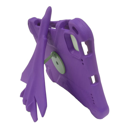 For iPad Pro 11 2025 / 2024 360 Rotation Aircraft Holder EVA Shockproof Tablet Case(Purple) by bashfashion