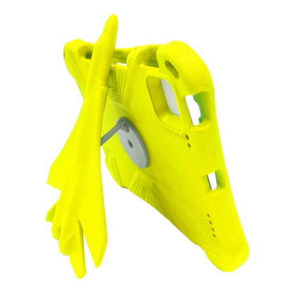 For iPad Pro 11 2025 / 2024 360 Rotation Aircraft Holder EVA Shockproof Tablet Case(Yellow) by bashfashion