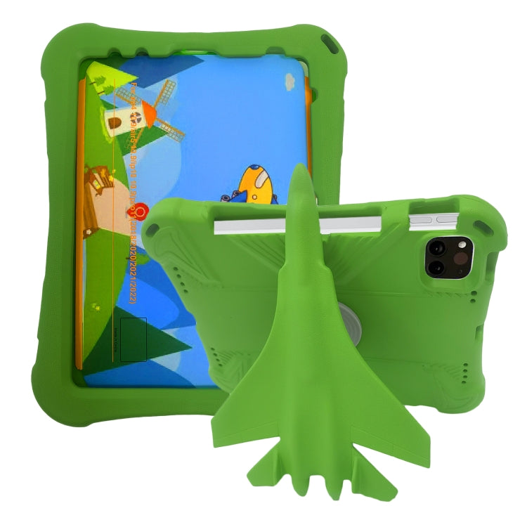 For iPad Pro 11 2025 / 2024 360 Rotation Aircraft Holder EVA Shockproof Tablet Case(Green) by bashfashion