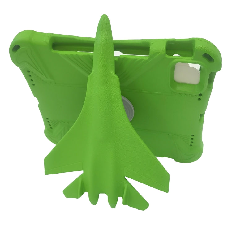 For iPad Pro 11 2025 / 2024 360 Rotation Aircraft Holder EVA Shockproof Tablet Case(Green) by bashfashion