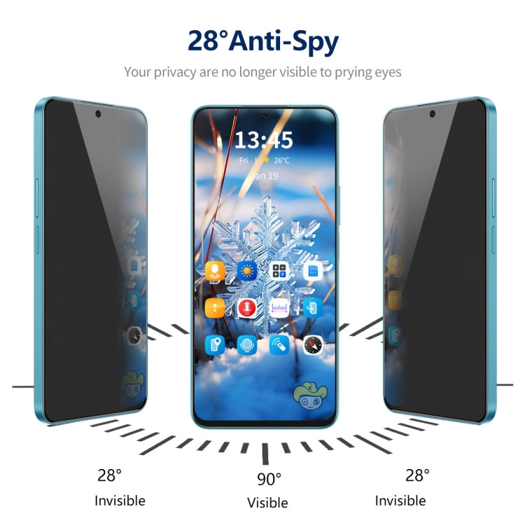 For Samsung Galaxy S23 FE 5G ENKAY Hat-Prince 360 Degree Anti-peeping Privacy Full Screen Tempered Glass Film by ENKAY