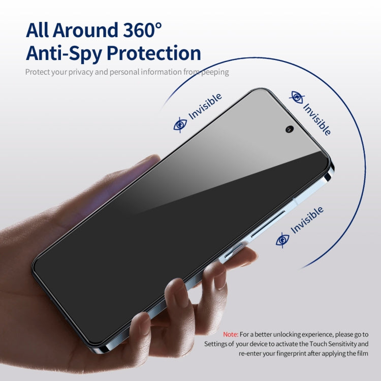For Samsung Galaxy F54 ENKAY Hat-Prince 360 Degree Anti-peeping Privacy Full Screen Tempered Glass Film by ENKAY